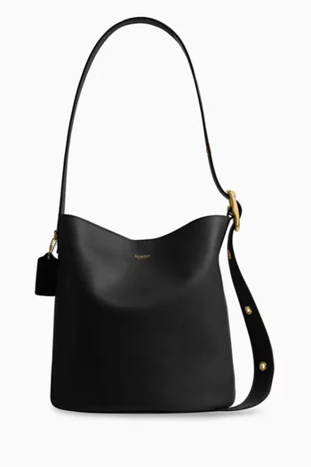 Bleecker Bucket Bag in Grained Leather