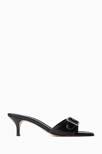 صندل مارغوت بكعب 55 مم جلد