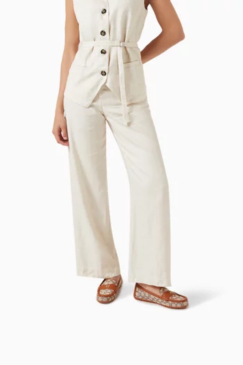 حذاء درايفنج سهل الارتداء بشعار الماركة قنب مغلف