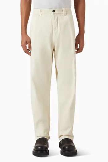 بنطال كارغو قنب منسوج 