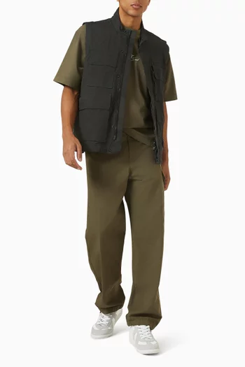 Crewneck T-shirt in Organic Cotton Jersey