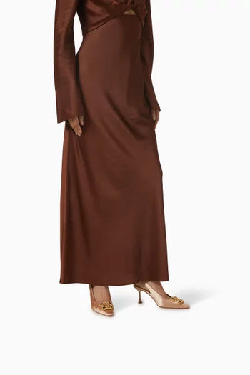 Cupida 70 Slingback Pumps in Satin