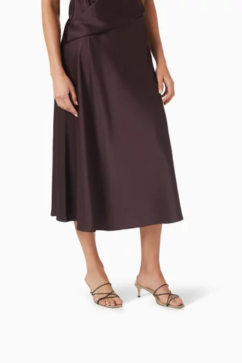 Ninfemu 50 Mules in Nappa Leather