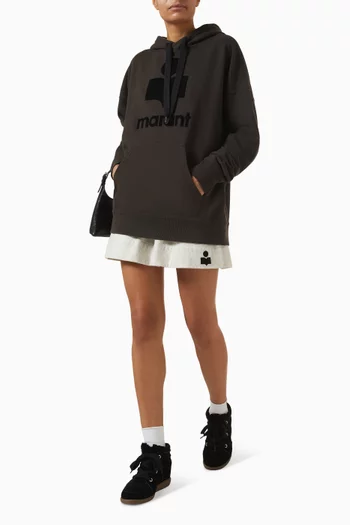Mansel Logo Hoodie in Cotton-blend