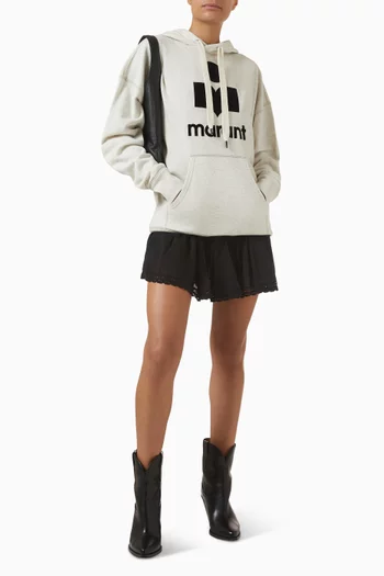 Mansel Logo Hoodie in Cotton-blend