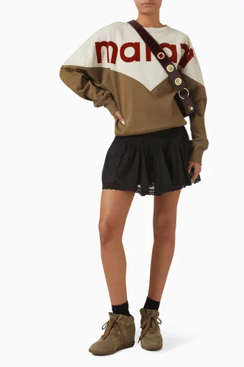 Houston Logo Sweatshirt in Cotton-blend