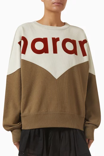 Houston Logo Sweatshirt in Cotton-blend