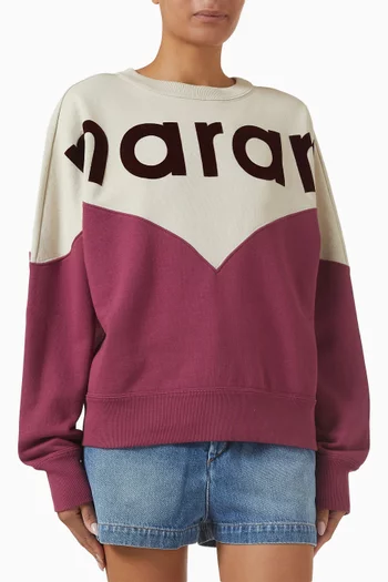Houston Logo Sweatshirt in Cotton-blend