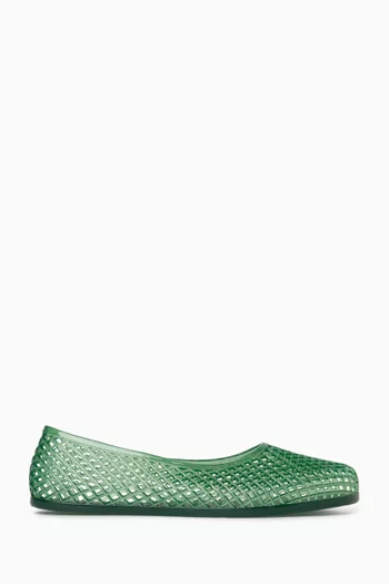 Iro Jelly Ballet Flats in Rubber