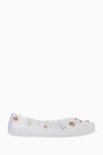 Iro Jelly Embellished Ballet Flats