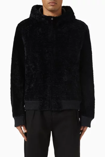 جاكيت نوفل بوجهين فرو