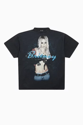 Britney Spears Series Oversized T-shirt in Cotton