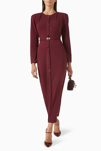 Belted Cardigan Dress