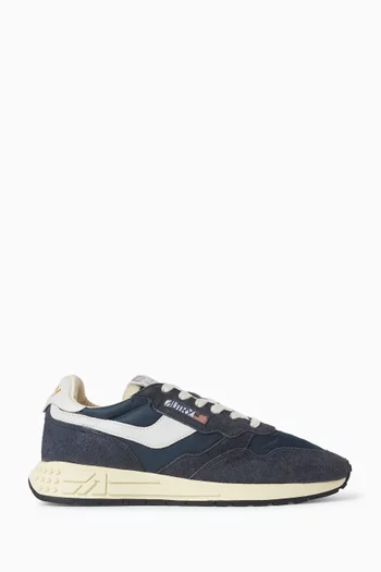 Reelwind Low-top Sneakers in Suede & Nylon