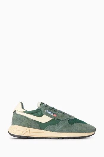 Reelwind Low Sneakers in Suede & Nylon
