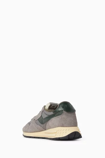 Reelwind Low Sneakers in Suede & Nylon