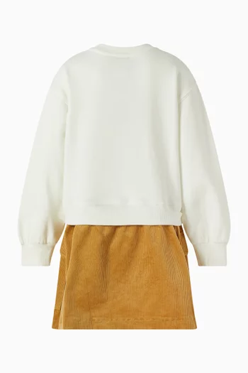 سويت شيرت قطن بشعار الماركة