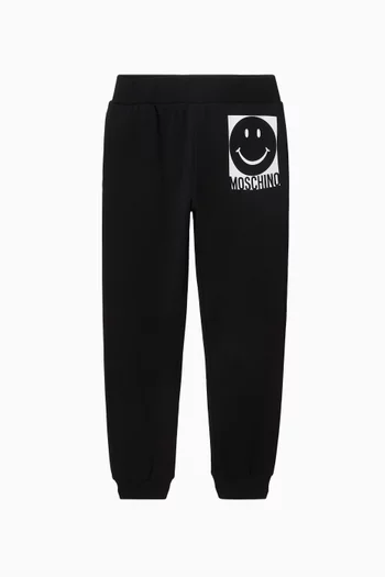 x Smiley® Patch Sweatpants in Cotton