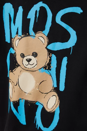 Graffiti Bear T-shirt in Cotton