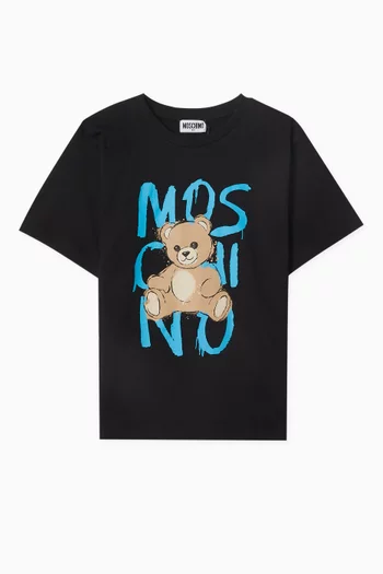 Graffiti Bear T-shirt in Cotton