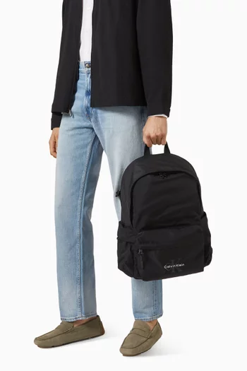 Logo Backpack in Recycled Nylon
