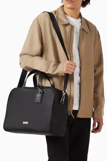 حقيبة كوميوتر نايلون غير لامع