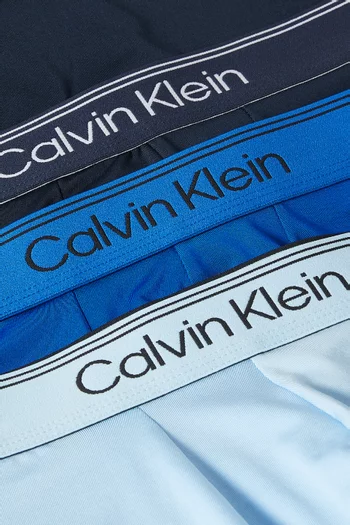 Logo Boxer Briefs in Stretch-cotton, Set of 3