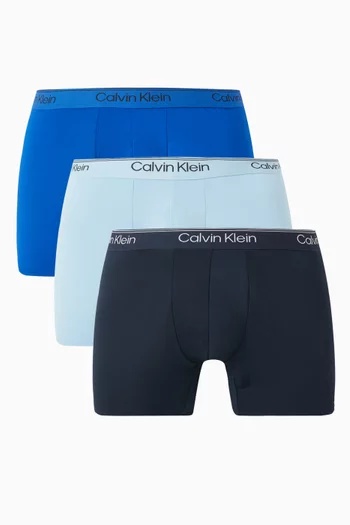 طقم بوكسر مايكروفايبر مطاطي، 3 قطع