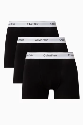 Relaxed Dart Trunks in Icon Cotton Stretch, Set of 5