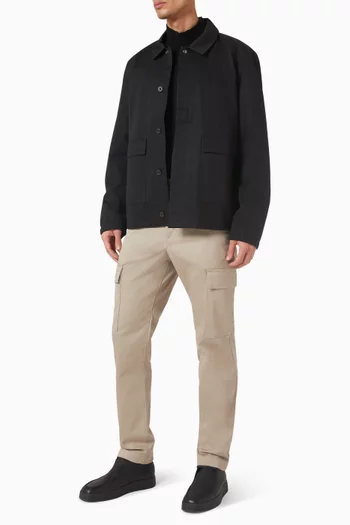 Blouson Jacket in Technical Twill