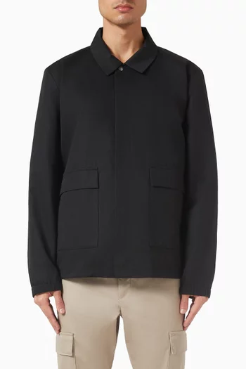 Blouson Jacket in Technical Twill