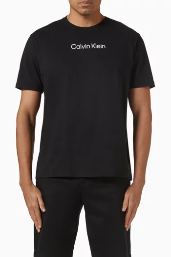 تي شيرت بشعار الماركة قطن جيرسيه