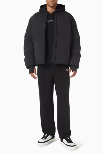 Logo Hoodie in Cotton French Terry