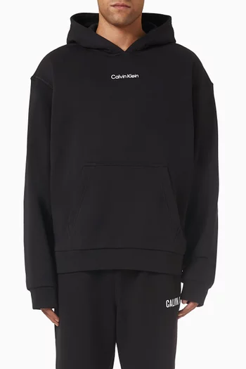 Logo Hoodie in Cotton French Terry