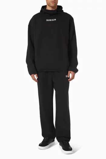 Logo Hoodie in Viscose-blend