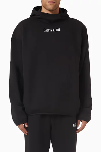 Logo Hoodie in Viscose-blend