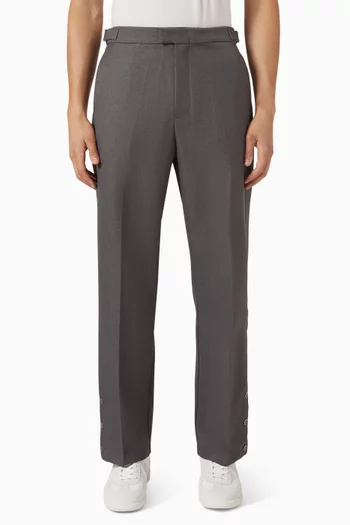 Double-pleated Pants