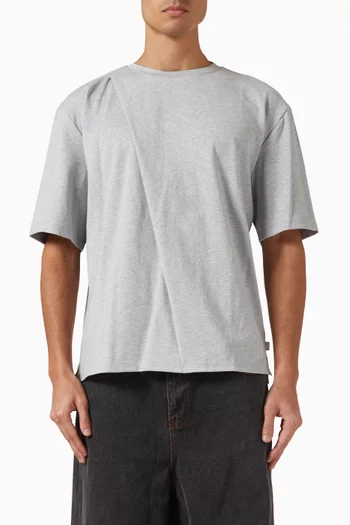 تي شيرت هوجو بفتحة رقبة مستديرة جيرسيه