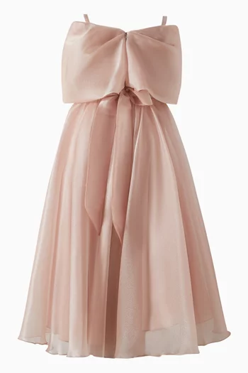Embellished Bow Maxi Dress
