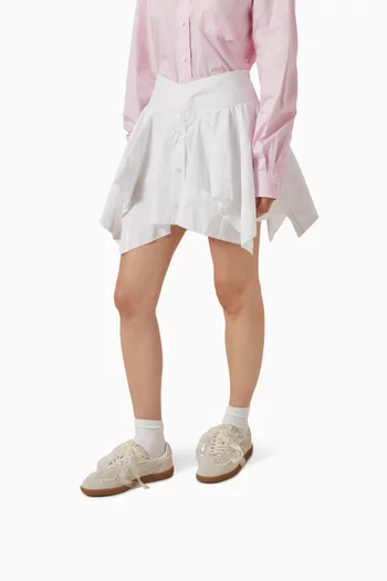 TB.490 Crochet Ruffle Sneakers in Suede