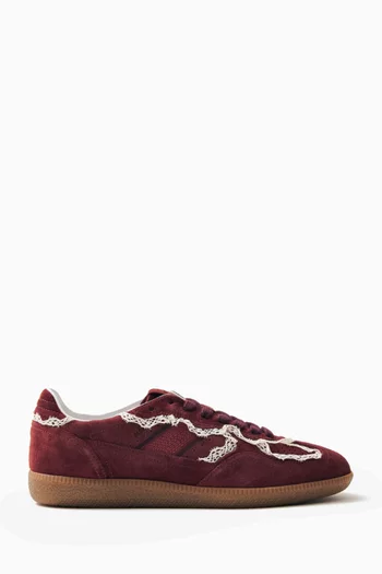 TB.490 Crochet Ruffle Sneakers in Suede