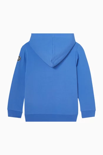 Car-print Hoodie in Cotton