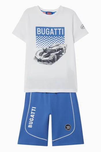 Logo Shorts in Cotton
