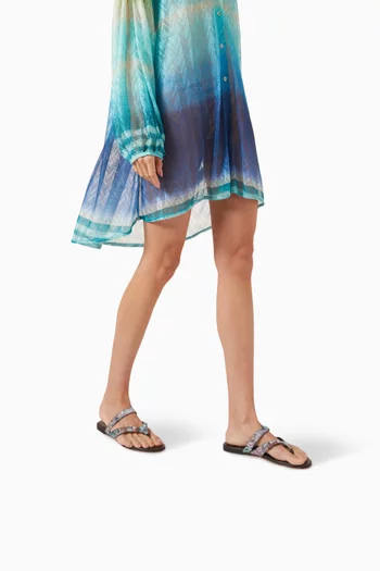 Luise Sandals in Woven Fabric