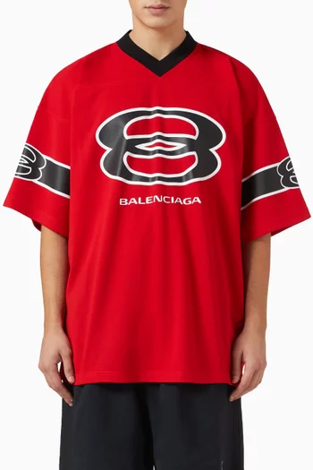 American Football Top in Mesh Jersey