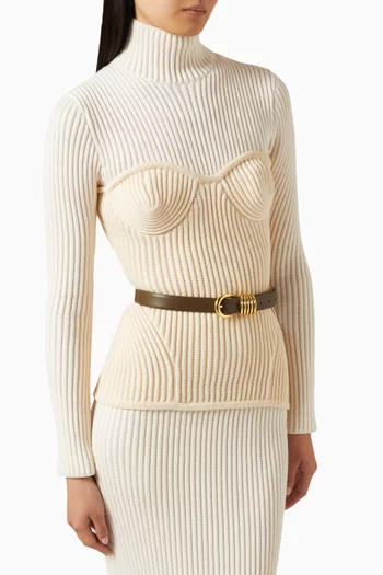 حزام هوليهوك جلد عجل