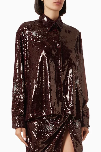 Sequin Classic Shirt