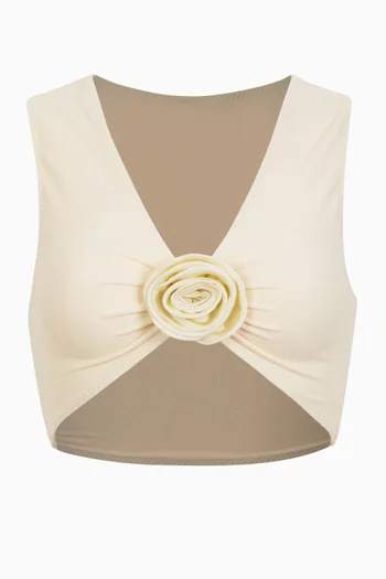 Rosette Bikini Tank Top
