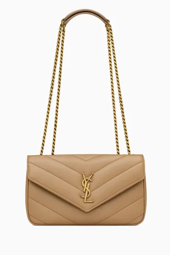 Loulou Small Shoulder Bag in Matelassé Lambskin