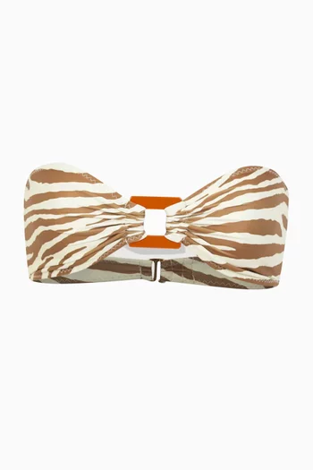 Acrylic Bandeau Bikini Top